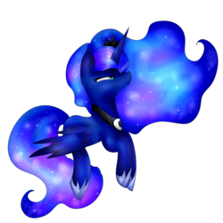 Size: 1024x1024 | Tagged: safe, artist:rubyblossomva, princess luna, g4, female, simple background, solo, transparent background