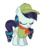 Size: 326x371 | Tagged: safe, artist:limedazzle, coloratura, g4, the mane attraction, female, filly, rara, scout uniform, show accurate, solo, younger