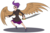 Size: 400x266 | Tagged: safe, artist:xormak, scootaloo, human, g4, clothes, coat, female, humanized, running, skirt, smiling, solo, sword, weapon, winged humanization
