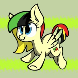 Size: 737x735 | Tagged: safe, artist:hetalianderpy, oc, oc only, pony, nation ponies, ponified, saint kitts and nevis, solo