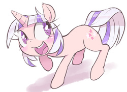Size: 1186x860 | Tagged: safe, artist:k-nattoh, twilight, pony, g1, g4, cute, female, g1 to g4, generation leap, smiling, solo