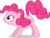 Size: 9000x6833 | Tagged: safe, artist:luckreza8, pinkie pie, earth pony, pony, g4, my little pony: friendship is magic, scare master, .svg available, absurd resolution, cute, diapinkes, female, implied fluttershy, inkscape, mare, offscreen character, simple background, solo, transparent background, vector