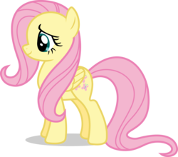 Size: 8000x7029 | Tagged: safe, artist:luckreza8, fluttershy, pegasus, pony, g4, scare master, .svg available, absurd resolution, female, implied applejack, implied pinkie pie, implied rainbow dash, implied rarity, inkscape, mare, offscreen character, side view, simple background, solo, transparent background, vector