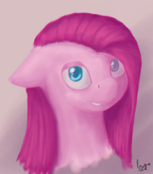 Size: 1024x1160 | Tagged: safe, artist:blackcosmogirl, pinkie pie, g4, female, pinkamena diane pie, solo