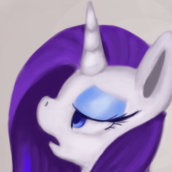 Size: 700x700 | Tagged: safe, artist:blackcosmogirl, rarity, g4, 30 minute art challenge, female, solo