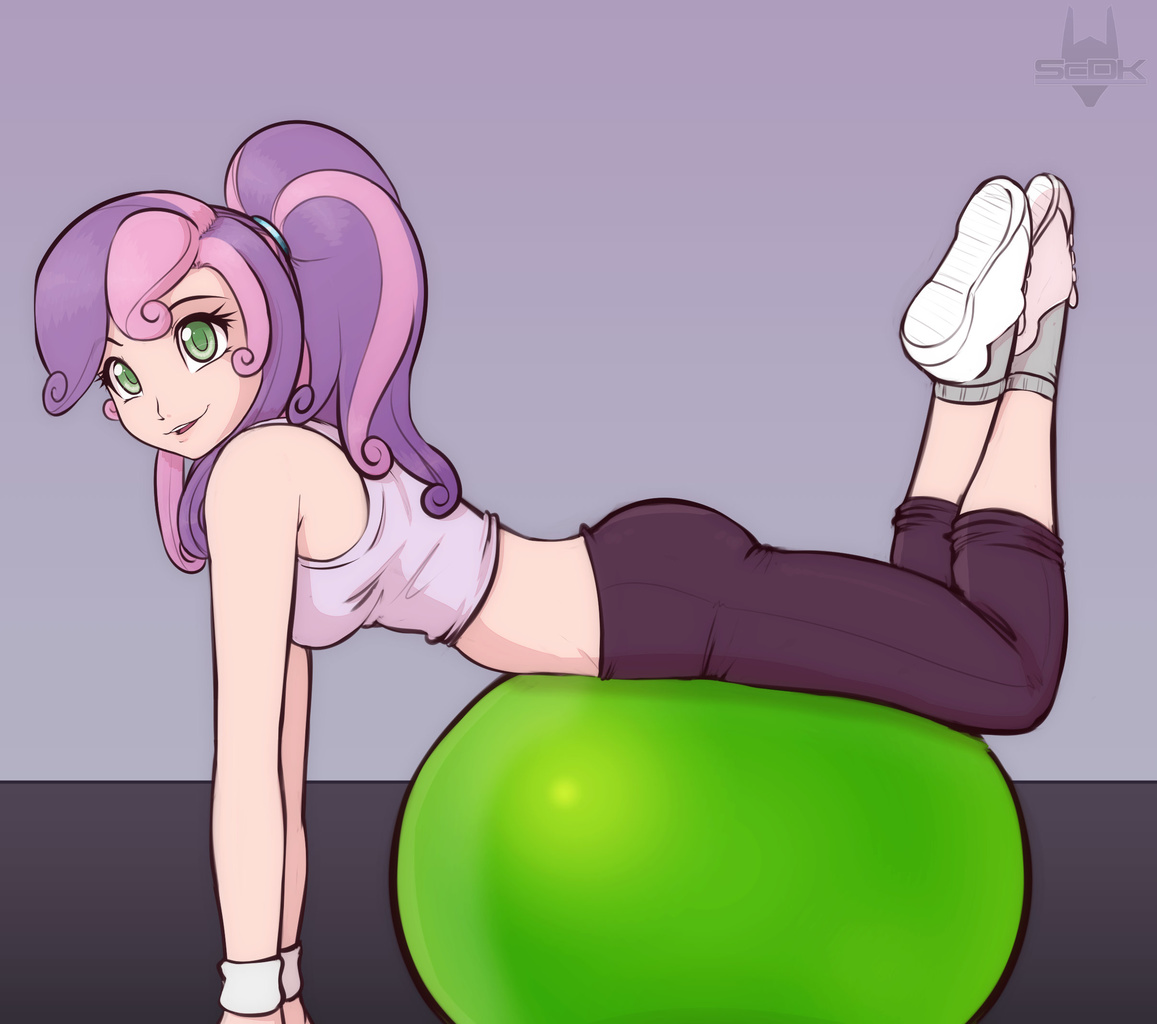 sweetie belle, human, adorasexy, alternate hairstyle, ass, butt, clothes, c...