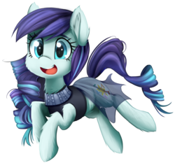 Size: 1460x1360 | Tagged: safe, artist:meotashie, coloratura, earth pony, pony, g4, the mane attraction, clothes, cute, female, fluffy, mare, open mouth, rara, simple background, smiling, solo, starry eyes, transparent background