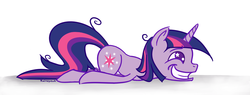 Size: 1200x455 | Tagged: safe, artist:rainspeak, twilight sparkle, pony, g4, excited, female, solo, tired