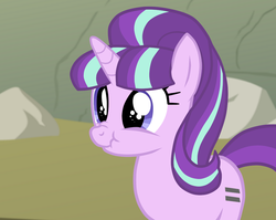 Size: 1078x858 | Tagged: safe, artist:mrslimonka, starlight glimmer, pony, unicorn, g4, cute, eye shimmer, female, glimmerbetes, mare, scrunchy face, solo