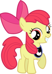 Size: 6000x8487 | Tagged: safe, artist:loaded--dice, apple bloom, g4, absurd resolution, accessory swap, female, peytral, simple background, solo, transparent background, vector