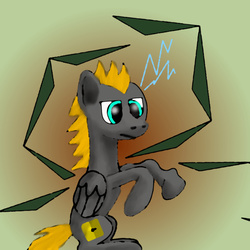 Size: 640x640 | Tagged: safe, artist:platinumdrop, oc, oc only, oc:platinumdrop, pegasus, pony, male, solo, stallion