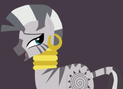 Size: 1100x800 | Tagged: safe, artist:saffronpanther, zecora, zebra, g4, bedroom eyes, female, solo