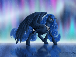 Size: 1600x1200 | Tagged: safe, artist:adalbertus, princess luna, pony, g4, female, solo