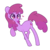 Size: 2200x2200 | Tagged: safe, artist:turtlefarminguy, berry punch, berryshine, earth pony, pony, g4, female, heart, high res, mare, raised hoof, simple background, smiling, solo, transparent background