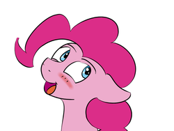 Size: 800x600 | Tagged: safe, artist:theoryanon, pinkie pie, g4, blushing, female, laughing, reaction image, solo