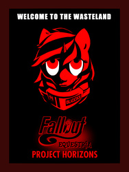 Size: 1500x2000 | Tagged: safe, artist:gasmaskfox, oc, oc only, oc:blackjack, fallout equestria, fallout equestria: project horizons, cover