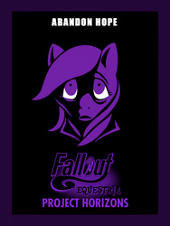 Size: 1500x2000 | Tagged: safe, artist:gasmaskfox, oc, oc only, oc:morning glory (project horizons), fallout equestria, fallout equestria: project horizons, cover