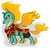 Size: 420x401 | Tagged: safe, artist:nappyrat, tianhuo (tfh), longma, them's fightin' herds, armor, community related, female, mane of fire, solo, tail of fire