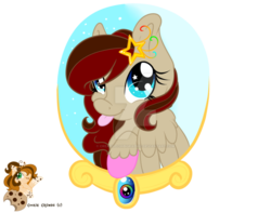 Size: 1006x794 | Tagged: safe, artist:creativechibigraphic, oc, oc only, oc:wonder shutter, pegasus, pony, female, simple background, solo, transparent background, watermark