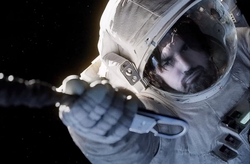 Size: 718x472 | Tagged: safe, human, astronaut, barely pony related, gravity, irl, irl human, m.a. larson, photo, space, spacesuit, youtube link