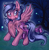 Size: 1024x1039 | Tagged: safe, artist:kissthethunder, firefly, firefly (insect), insect, pegasus, pony, g1, 2014, butt, female, looking at you, mare, night, plot, solo, standing, tail bow