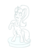 Size: 430x540 | Tagged: safe, artist:apple-jazzy, starlight glimmer, pony, unicorn, g4, female, justice, karma, monochrome, petrification, rearing, simple background, solo, statue, transparent background