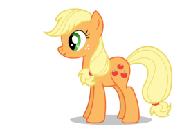 Size: 550x400 | Tagged: safe, artist:age3rcm, applejack, g4, animated, behaving like a dog, cute, female, ground pound, jackabetes, loop, show accurate, solo
