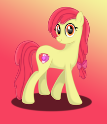 Size: 2696x3107 | Tagged: safe, artist:deannaphantom13, apple bloom, earth pony, pony, crusaders of the lost mark, g4, adult, cutie mark, female, high res, older, solo, the cmc's cutie marks