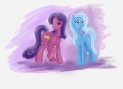 Size: 1280x927 | Tagged: safe, artist:argentum-amphipteros, kimono, trixie, pony, unicorn, g3, g4, female, mare