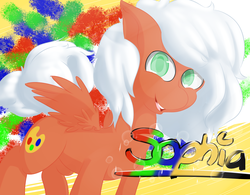 Size: 1280x1000 | Tagged: safe, artist:icapon, artist:littlebrownzebraicarus, oc, oc only, oc:sophia, pegasus, pony, female, mare