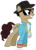 Size: 4961x6819 | Tagged: safe, artist:lookmaidrew, pony, absurd resolution, beastie boys, glasses, hat, mike d, ponified, solo