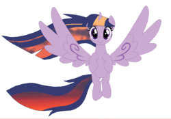 Size: 966x672 | Tagged: safe, artist:rexlupin, twilight sparkle, alicorn, pony, g4, base used, female, flowing mane, mare, simple background, solo, transparent background, twilight sparkle (alicorn)