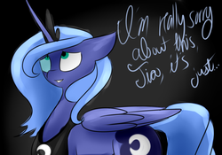 Size: 1000x700 | Tagged: safe, artist:lunar-march, princess luna, g4, female, s1 luna, solo