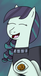 Size: 436x800 | Tagged: safe, artist:b-cacto, coloratura, earth pony, fish, pony, g4, the mane attraction, bits, coin, cropped, duet, female, i had an accident, penny, rara, reference, singing, solo, spongebob squarepants, spotlight