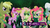 Size: 1920x1080 | Tagged: safe, edit, edited screencap, screencap, berry punch, berryshine, coco crusoe, fluttershy, pinkie pie, royal riff, earth pony, pegasus, pony, g4, season 5, the cutie re-mark, alternate timeline, chrysalis resistance timeline, discovery family logo, female, male, mare, spear, stallion, stone spear, tribal pie, tribalshy, weapon