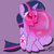 Size: 674x671 | Tagged: safe, twilight sparkle, g4, bubblegum, cute, female, food, gum, solo