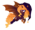 Size: 1500x1300 | Tagged: safe, artist:spacechickennerd, oc, oc only, oc:enchanted elixir, bat pony, pony, clothes, hat, socks, solo