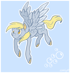 Size: 2025x2100 | Tagged: safe, artist:essely, derpy hooves, pegasus, pony, g4, female, high res, mare, solo