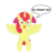 Size: 7000x7000 | Tagged: safe, artist:ponyhd, apple bloom, alicorn, pony, g4, .svg available, absurd resolution, alicornified, bloomicorn, female, race swap, simple background, solo, speech bubble, spread wings, transparent background, vector