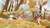 Size: 5524x3096 | Tagged: safe, artist:rainihorn, apple bloom, scootaloo, sweetie belle, crusaders of the lost mark, g4, absurd resolution, autumn, aviator hat, beret, checkered flag, cutie mark, cutie mark crusaders, glider, goggles, hat, running of the leaves, show accurate, the cmc's cutie marks, this will end in tears and/or death and/or covered in tree sap