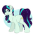 Size: 1000x1000 | Tagged: safe, artist:irishthorns, coloratura, g4, the mane attraction, female, rara, solo