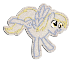 Size: 1137x949 | Tagged: safe, artist:scootloops, derpy hooves, pegasus, pony, g4, female, kirby's epic yarn, mare, simple background, solo, style emulation, transparent background, yarn