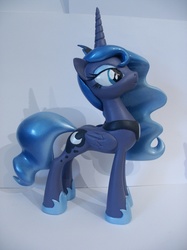 Size: 800x1067 | Tagged: safe, artist:groovebird, princess luna, pony, g4, customized toy, irl, photo, sculpture, solo