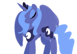 Size: 1000x700 | Tagged: safe, artist:lunar-march, princess luna, g4, female, s1 luna, solo