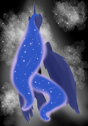 Size: 700x1000 | Tagged: safe, artist:lunar-march, princess luna, g4, female, solo