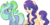 Size: 1226x602 | Tagged: safe, artist:semperfelicem, oc, oc only, unnamed oc, crack shipping, interspecies offspring, offspring, parent:flash sentry, parent:rarity, parent:spike, parent:trixie, parents:rariflash, parents:spixie