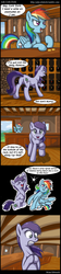Size: 514x2282 | Tagged: safe, artist:choedan-kal, rainbow dash, oc, oc:cork dork, pegasus, pony, g4, accident, alarm, alcohol, askcorkdork, bits, bottle, butt, canon x oc, cartoon violence, comic, counter, dutch angle, female, food, innuendo, knock out, mare, oops, ouch, plot, punch, review, shipping, shop, smack, this will end in tears, unexpected, wine, wingboner