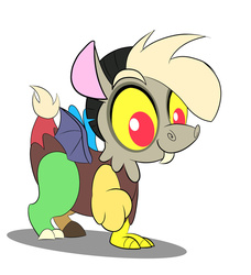 Size: 900x988 | Tagged: safe, artist:drawponies, discord, g4, baby, cute, discute, male, solo
