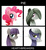 Size: 600x659 | Tagged: safe, artist:ii-art, limestone pie, marble pie, maud pie, pinkie pie, g4, demon days, gorillaz, pie sisters, ponified album cover, sisters, watermark