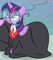 Size: 224x252 | Tagged: safe, screencap, princess cadance, twilight sparkle, alicorn, pony, three's a crowd, clothes, cosplay, costume, cropped, female, gryffindor, harry potter, harry potter (series), mare, outfit catalog, reference, twilight sparkle (alicorn), wizard